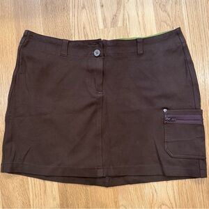 Title Nine Brown Mini Skirt